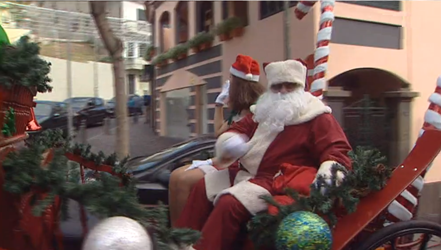 Pai Natal em Câmara de Lobos