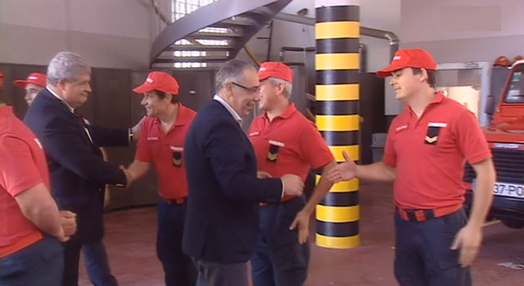 Pedro Ramos visita Bombeiros Voluntários de São Vicente