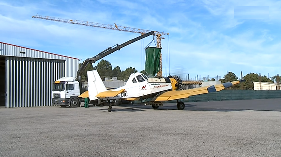 Semear Portugal por via aérea