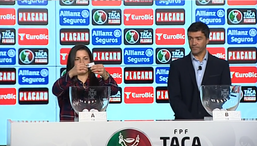 Futebol: sorteio da Taça de Portugal