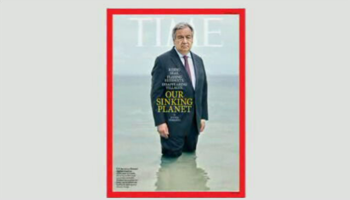 António Guterres é capa da revista Time