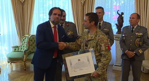 Homenagem a militares que estiveram em missão no Iraque