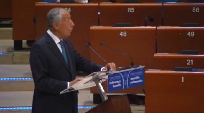 Intervenção de Marcelo Rebelo de Sousa no Conselho da Europa