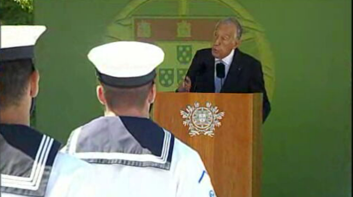 Discursos de Marcelo Rebelo de Sousa e João Miguel Tavares