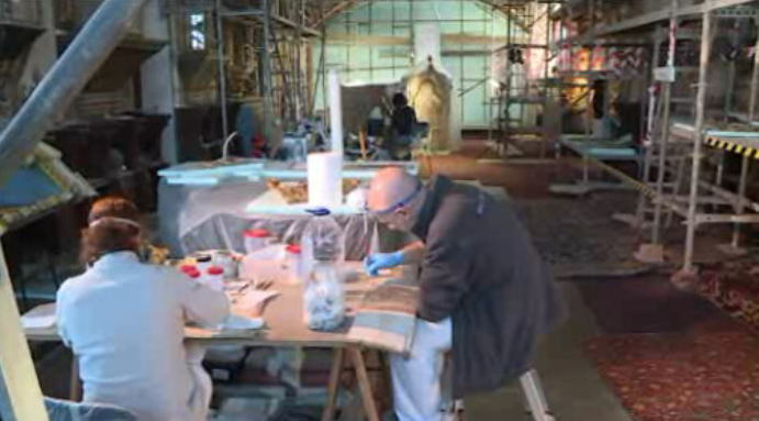 Obras do Coro Alto do Santuário do Senhor Santo Cristo dos Milagres