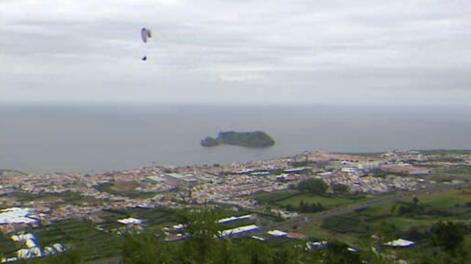Preparativos para o Red Bull Cliff Diving
