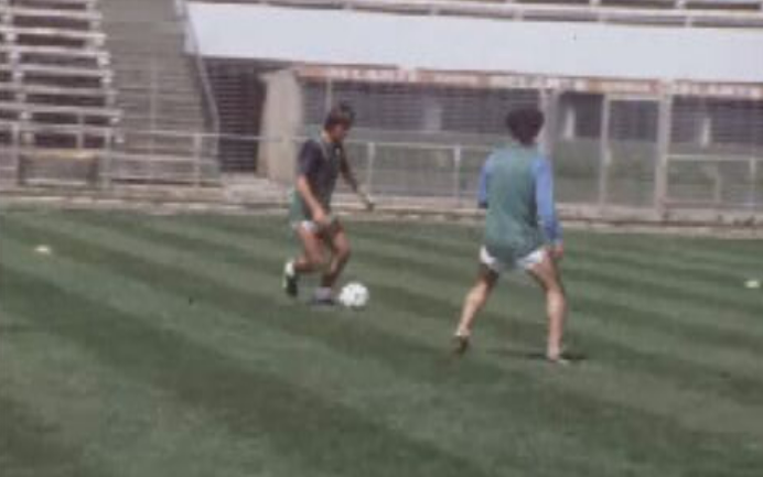 Futebol: Treino da seleção nacional