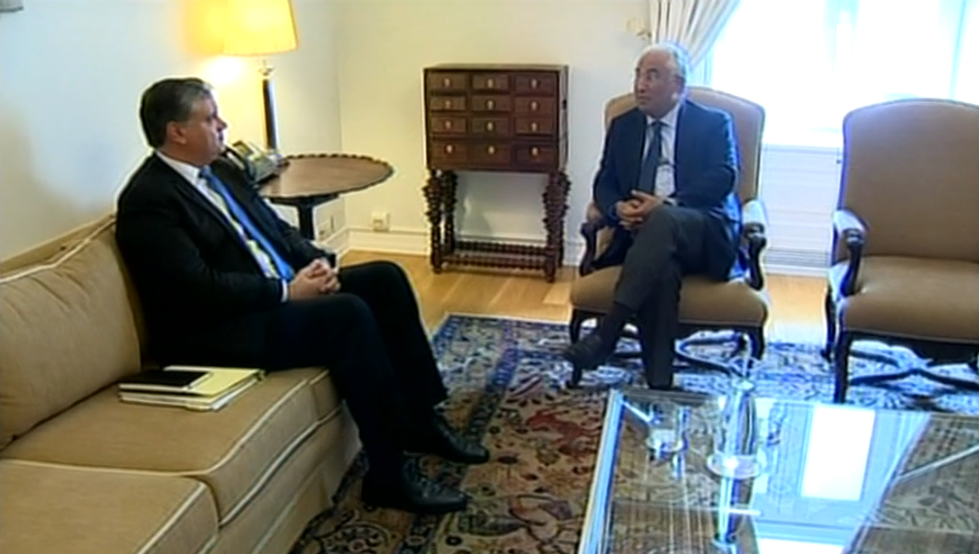 Encontro de António Costa com Vasco Cordeiro
