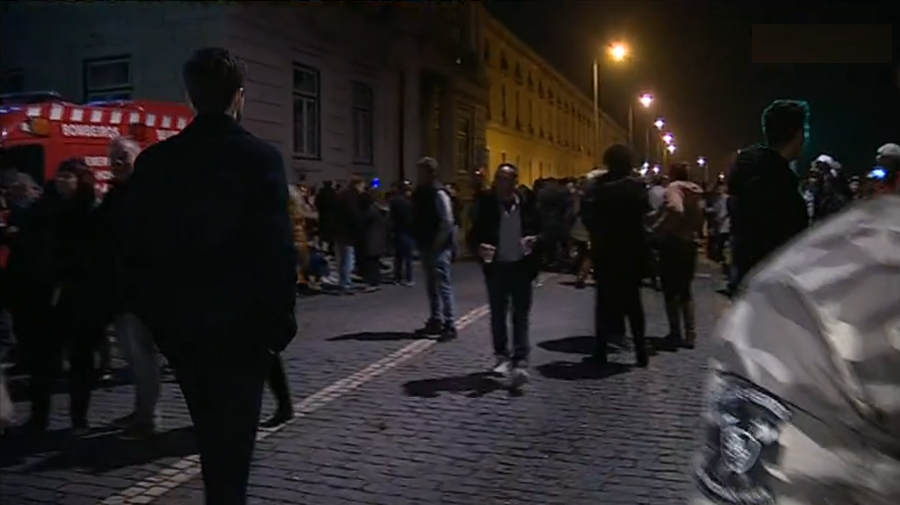 Festejos na Praça do Comércio