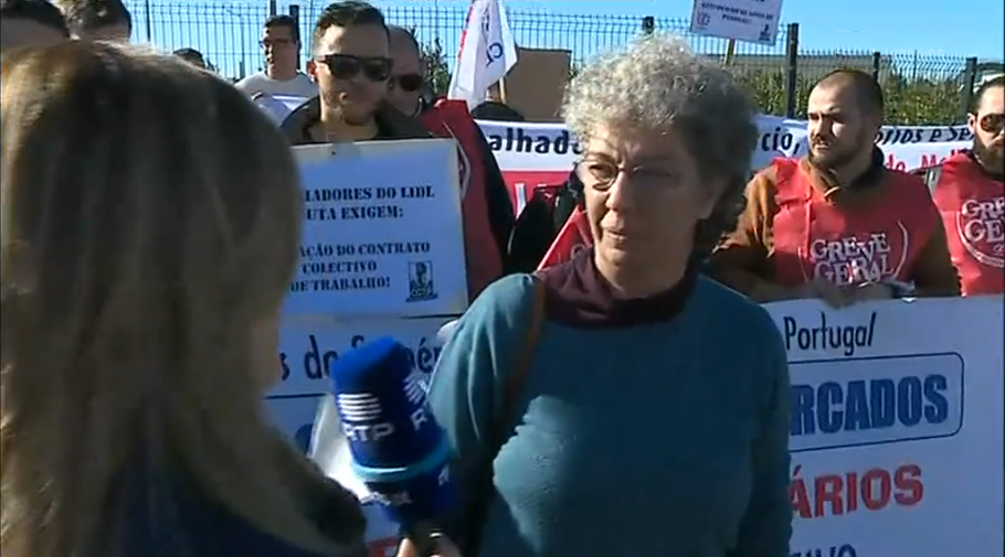 Greve dos trabalhadores de supermercados