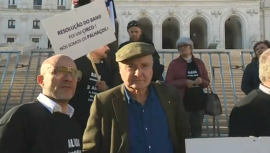 Manifestação de lesados do BANIF