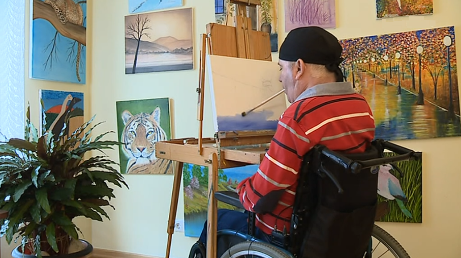 Pintores com deficiência