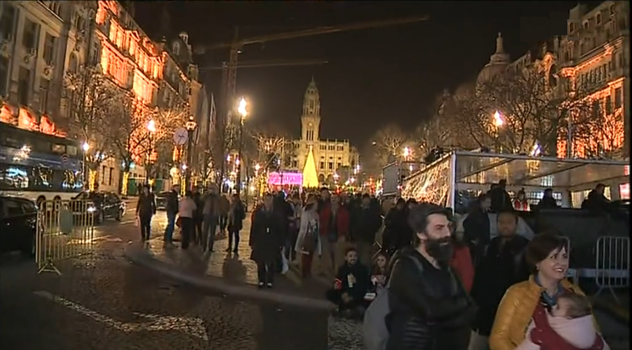 Passagem do ano no Porto