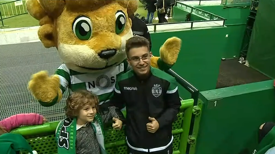 Futebol: treino solidário do Sporting