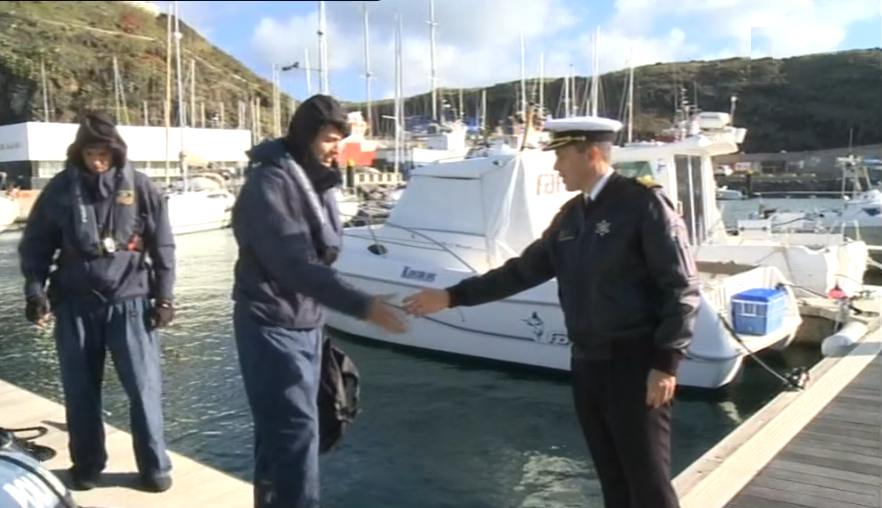 Capitão dos Portos visita ilha de Santa Maria
