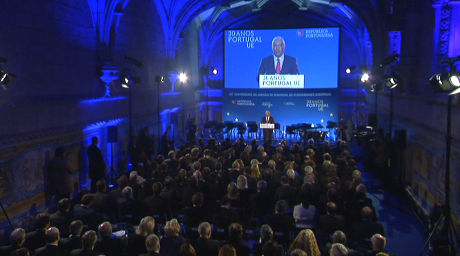 Comemoração dos 30 anos de Portugal na UE