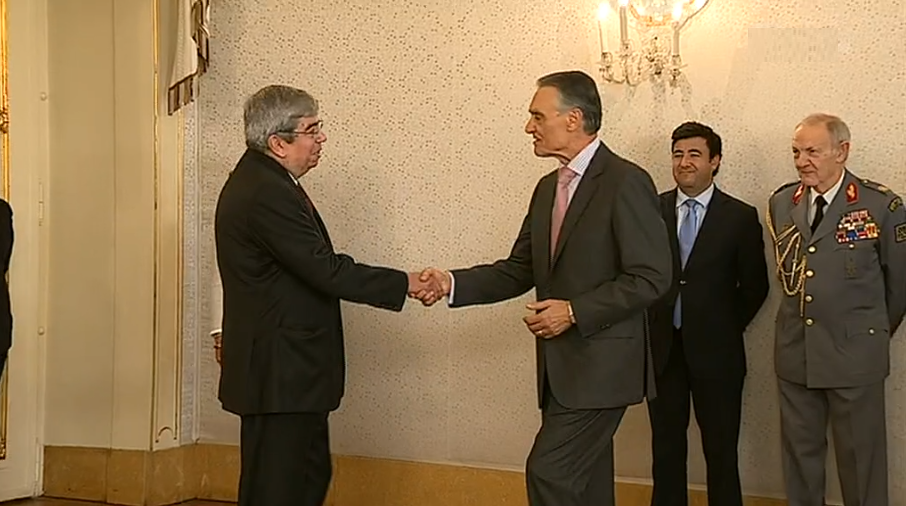 Cumprimentos de Ano Novo ao Presidente da República