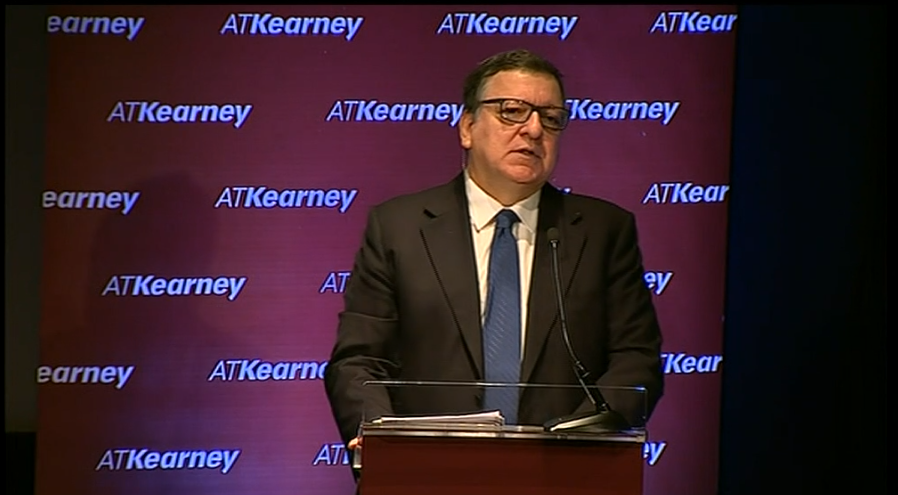 Durão Barroso em conferência sobre economia em Portugal