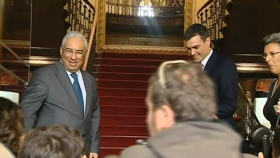 António Costa recebe Pedro Sánchez
