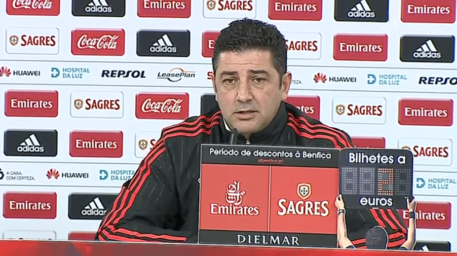 Futebol: Rui Vitória pronuncia-se sobre Jorge Jesus