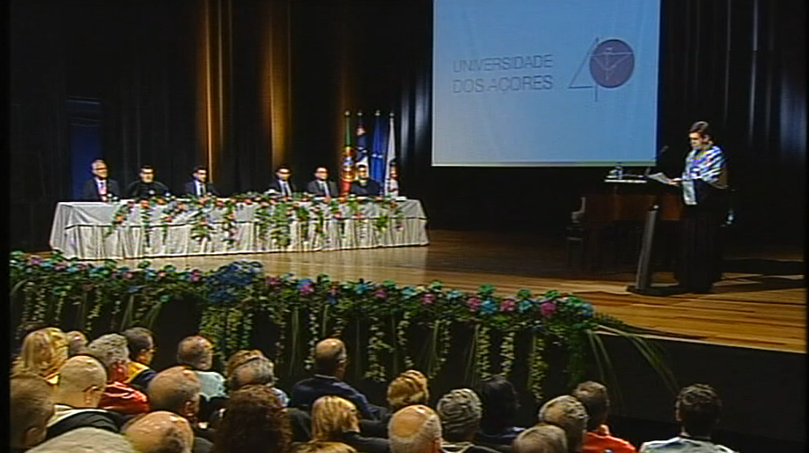 Sessão comemorativa dos 40 anos da Universidade Açores