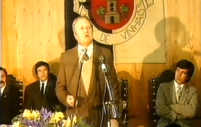 Visita de Mário Soares ao distrito de Bragança