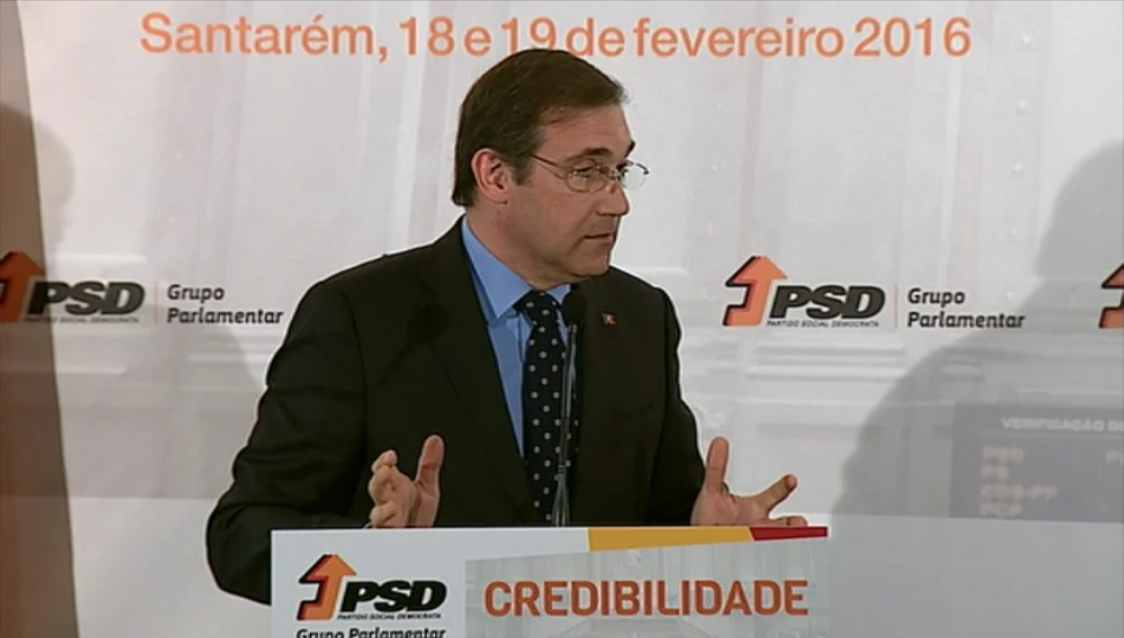 Reações de Passos Coelho ao OE 2016