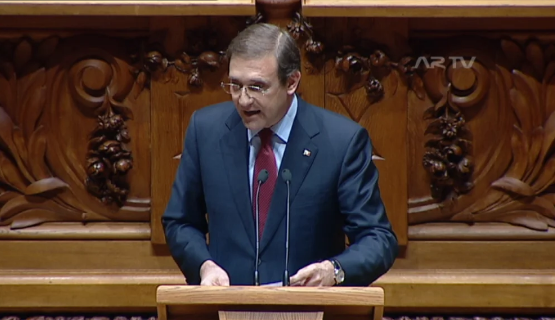 Pedro Passos Coelho sobre OE para 2016