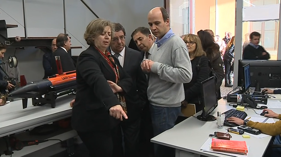 Visita ao polo do Mar do Parque de Ciência e Tecnologia