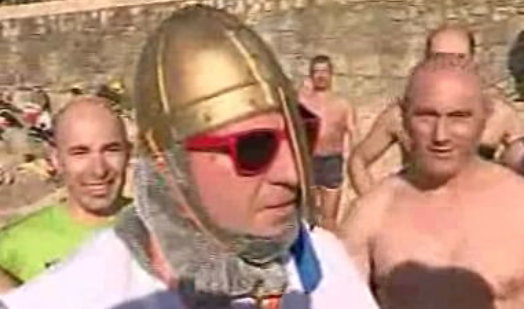 Primeiro banho do ano