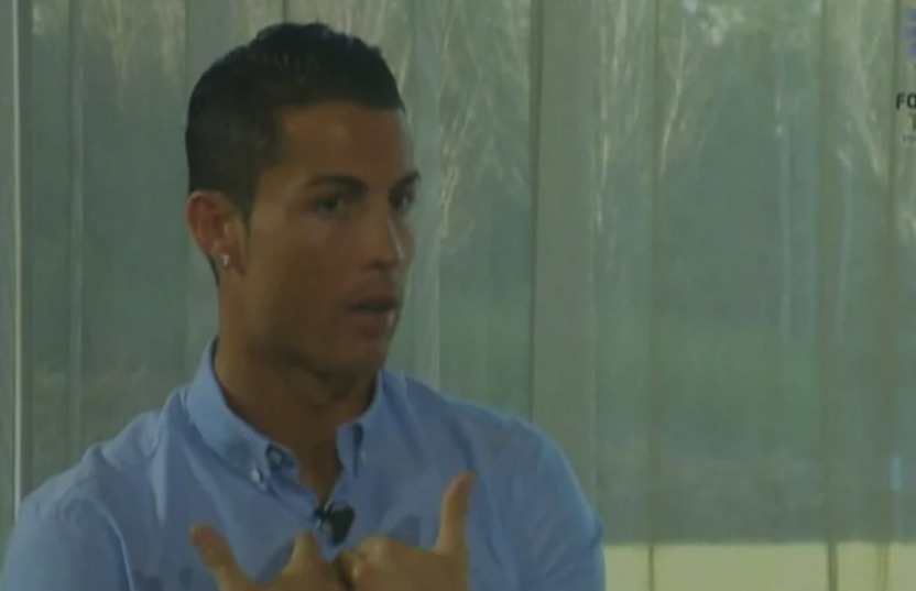 Futebol: entrevista a Cristiano Ronaldo