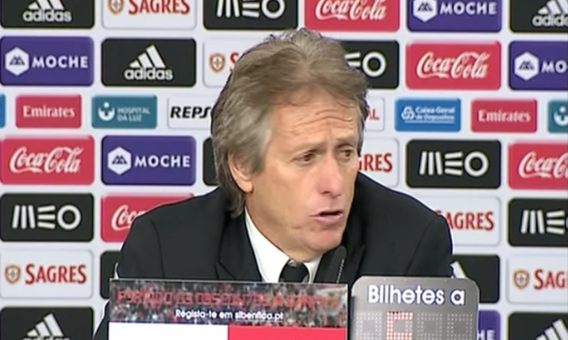Futebol: declarações de Jorge Jesus