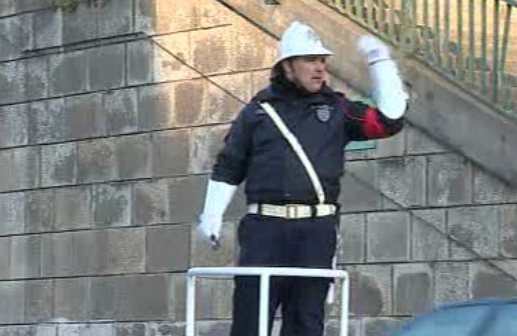 Regresso do polícia sinaleiro