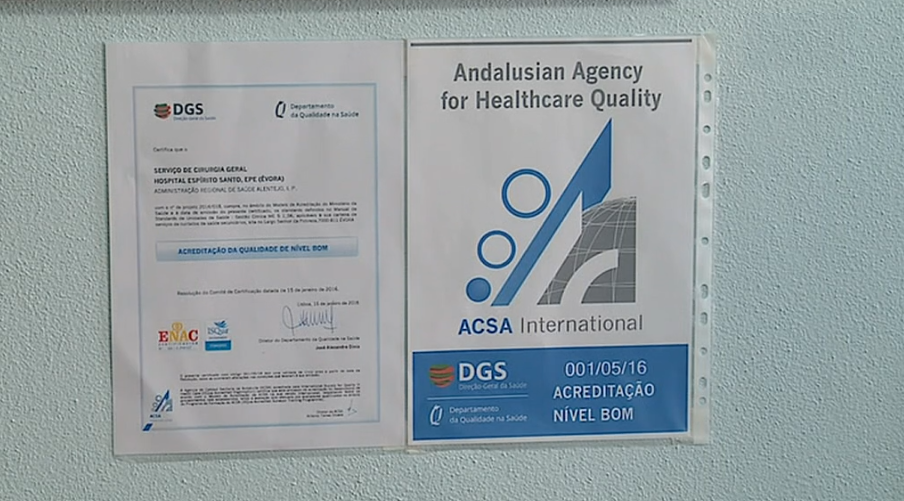 Certificado de qualidade na saúde