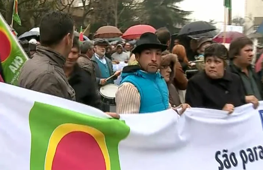 Manifestação de agricultores