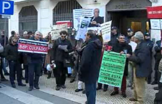 Protesto de lesados do BES