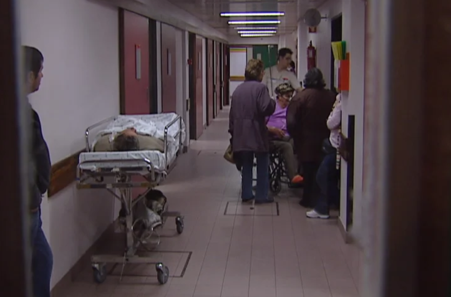 Doentes internados no hospital de Matosinhos