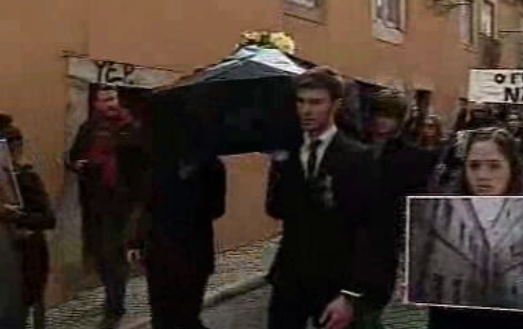 Manifestação dos alunos do Conservatório