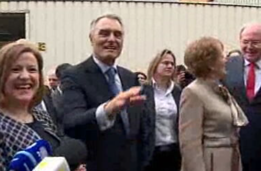 Visita de Cavaco Silva ao sector têxtil