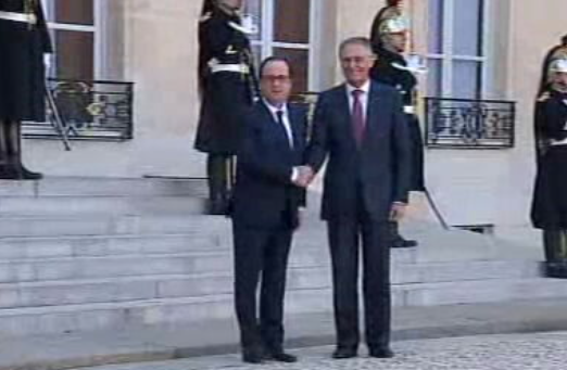 Presidente da Republica Cavaco Silva em Paris