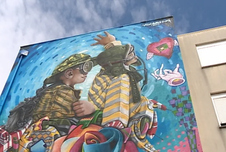 Graffitis na Quinta do Mocho