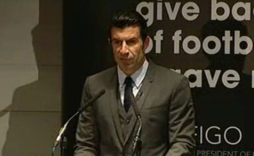 Apresentação da candidatura de Luís Figo