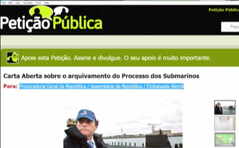 Petição ao caso dos submarinos