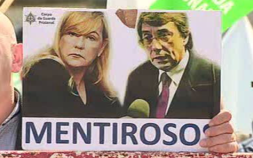 Protesto dos guardas prisionais