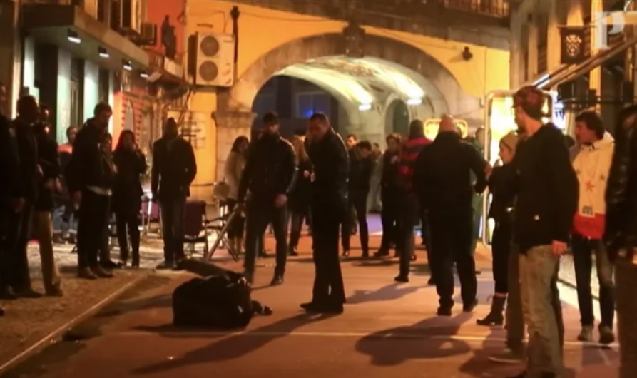 Violência na noite no Cais do Sodré