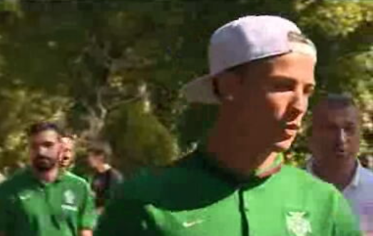 Futebol: Seleção Nacional passeia em Cascais