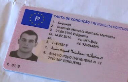 Curiosidade: troca de fotografia na carta de condução