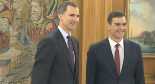 Rei de Espanha convida Sánchez a formar Governo