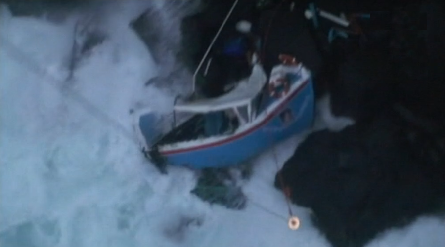 Naufrágio de barco de pesca em São Miguel