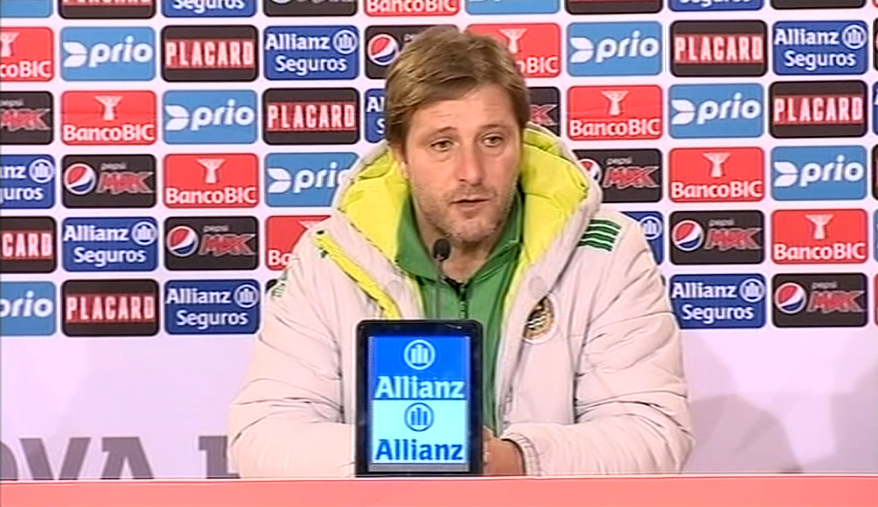 Futebol: Conferência de imprensa de Pedro Martins